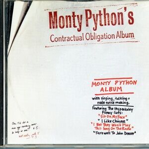 Monty Python's Contractual Obligation Album by Monty Python Music CD TV